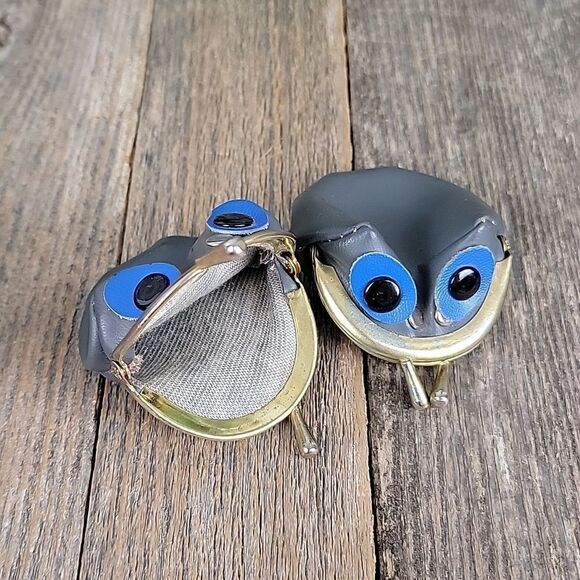 Vintage frog coin purse set of 2 - Picture 2 of 5